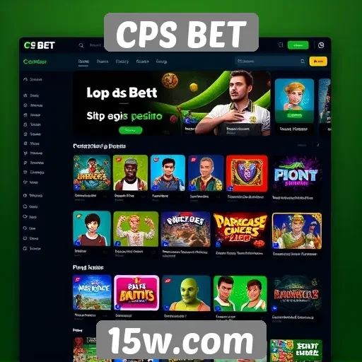 Mudanças na interface do usuário do CPS BET